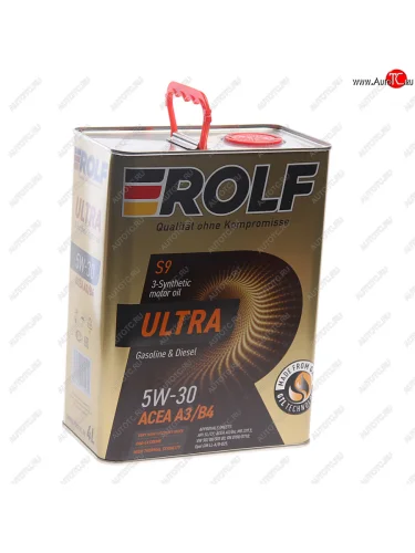 Масло моторное Ultra A3B4 5W30 синт.4л ROLF ROLF 323105
