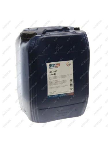 Масло дизельное MULTITEC CI-4E7 10W40 псинт.20л EUROLUB EUROLUB 317020