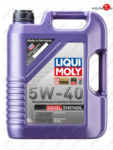 Масло дизельное DIESEL SYNTHOIL 5W40 синт.5л LIQUI MOLY LIQUI MOLY 1341