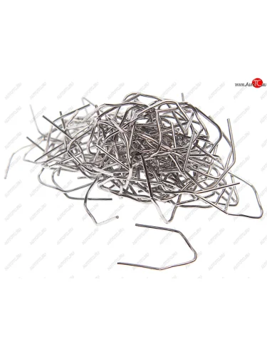 Скоба для ремонта пластика 0.8мм угловая 100шт. WORTEX WORTEX 0323334