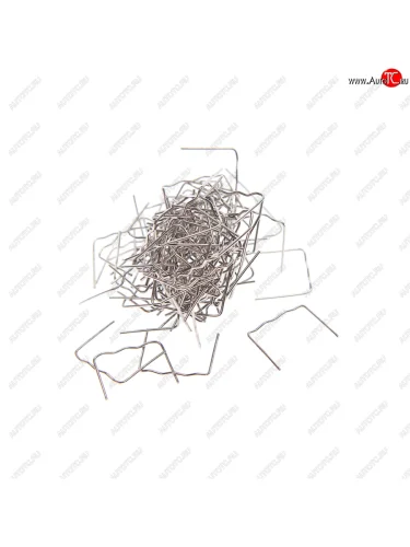 Скоба для ремонта пластика 0.6мм волнообразная 100шт. WORTEX WORTEX 0323336