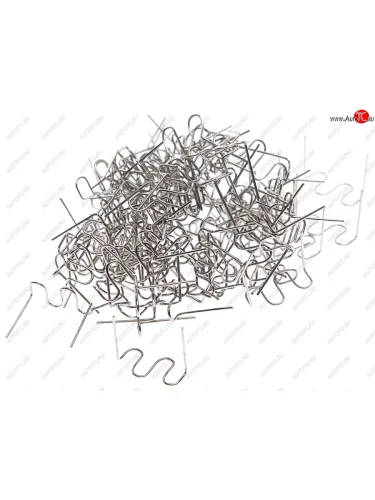 Скоба для ремонта пластика 0.6мм плоская 100шт. WORTEX WORTEX 0323335