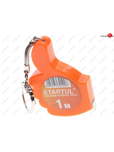 Рулетка 1м пластиковый корпус брелок STARTUL STARTUL st3010-01