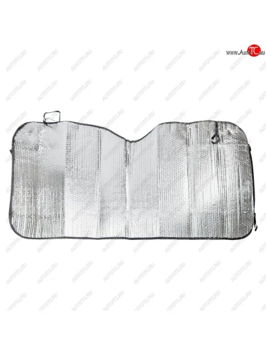 Шторка автомобильная для лобового стекла 130х60см светоотражающая NO NAME op-0004