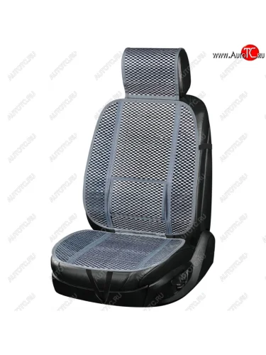 Накидка на сиденье массажная бамбуковая с поясничной опорой серая SKYWAY SKYWAY s01302048