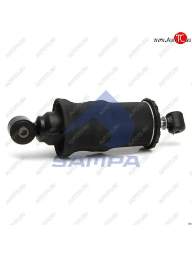 Амортизатор MAN кабины задний левый (пневмо, 2 штуцера) (240340 12х45 12х50 ОО) SAMPA SAMPA 023.111sd-01