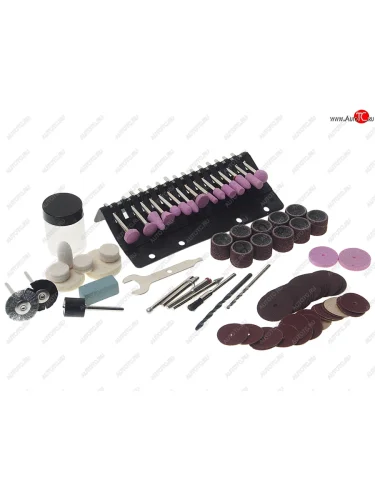 Набор аксессуаров для мини-дрелей 80пр. в пластиковом кейсе ROCKFORCE ROCKFORCE rf-gsk080