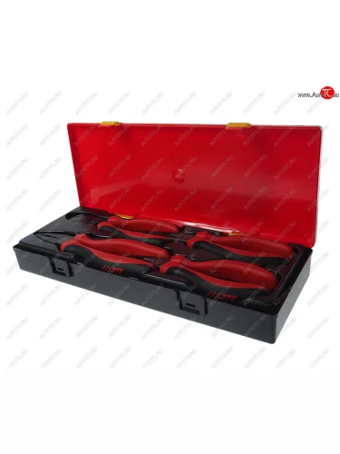 Набор инструментов губцевых 4 предмета (тонкогубцы, пассатижи, бокорезы) в кейсе JTC JTC TOOLS CO., LTD jtc-k5045 JTC TOOLS CO., LTD jtc-k5045