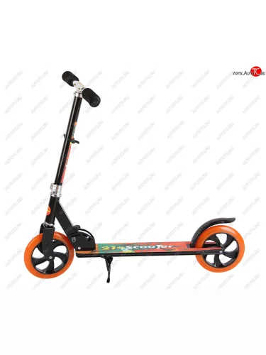 Самокат 2-х колесный (колесо 200мм) до 85кг алюминий черный  s200b b