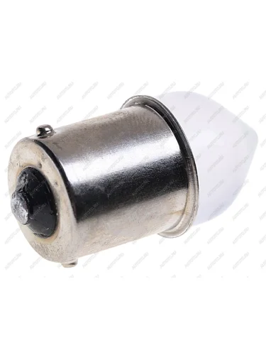 Лампа светодиодная 12V R5W BA15s конус матовая линза LED 9 SMD 3030 White MISTAR MISTAR mis-131159