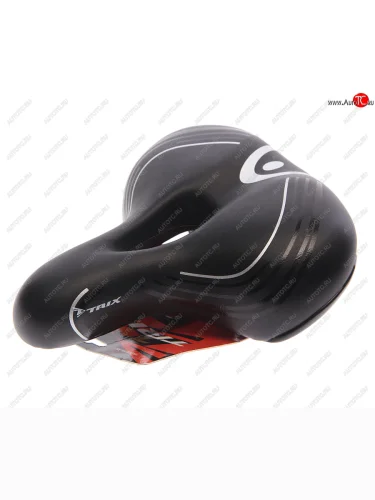 Седло велосипедное 250х210мм комфорт с пружинами черное NO NAME hf-az-5554