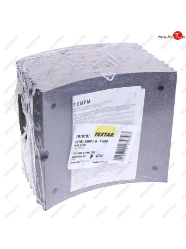 Накладка тормозной колодки BPW (420x180) стандарт 80 отв. 8x15  93251 (8шт.) TEXTAR TEXTAR 1919101