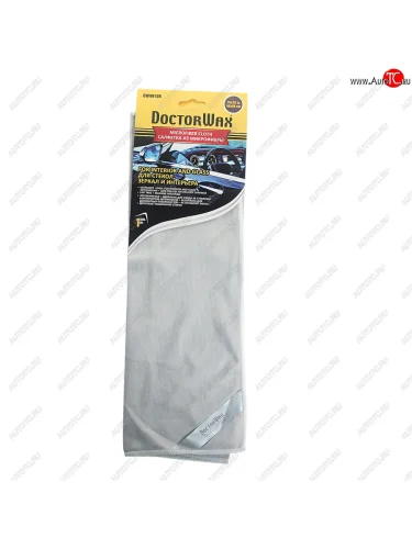 Салфетка микрофибра для стекол 40х40см DOCTOR WAX DOCTOR WAX dw9910r