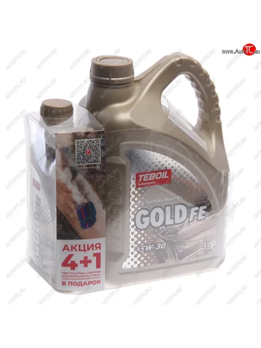 Масло моторное GOLD FE 5W30 синт.4+1л TEBOIL TEBOIL 3470594p