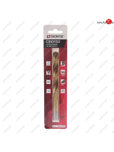 Сверло по металлу 12.0х151мм HSS Titanium THORVIK THORVIK tdb120ntb 