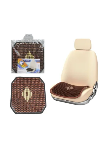 Накидка на сиденье массажная полиэстер без спинки коричневая NOVA BRIGHT NOVA BRIGHT 48146