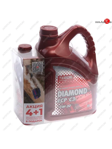 Масло моторное DIAMOND ECP C3 5W30 синт.4+1л TEBOIL TEBOIL 3453876p