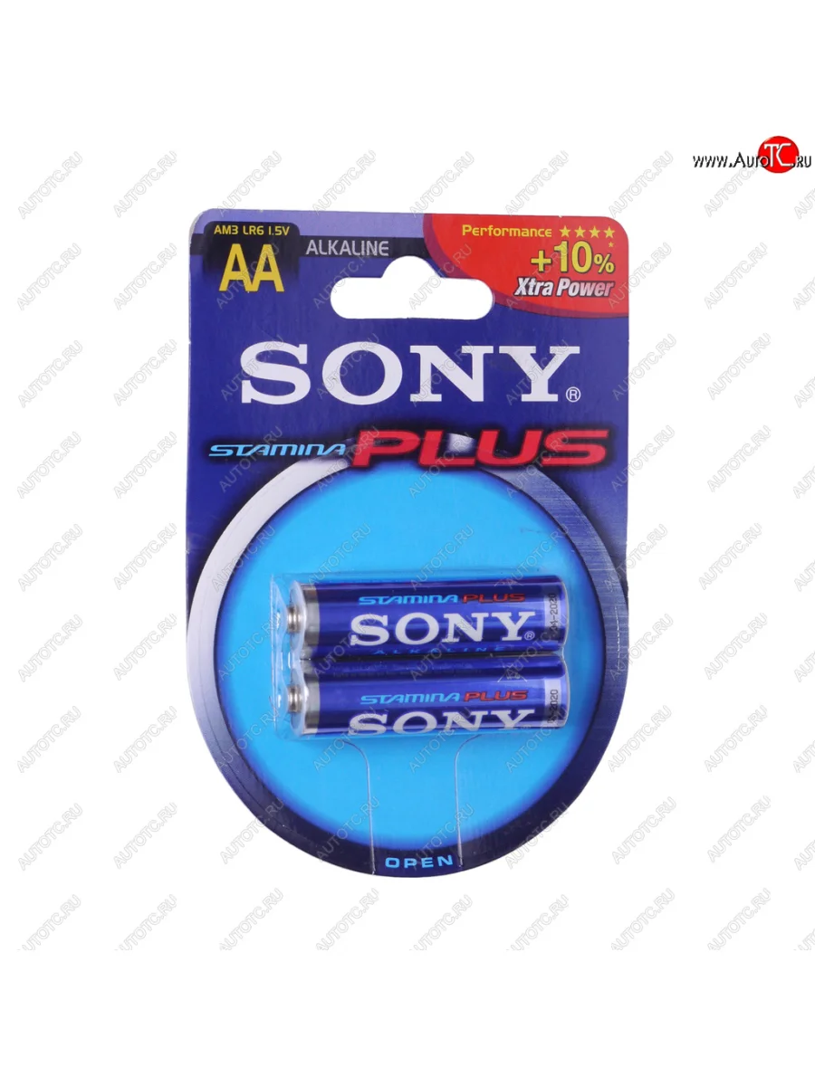 Батарейка AA LR6 1.5V блистер (2шт.) Alkaline Plus SONY  s-lr6p(2)бл  в Самаре Самарской области