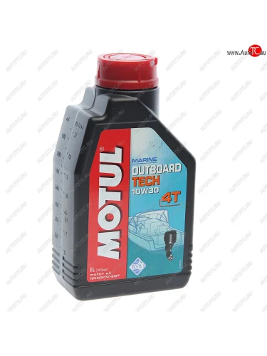 Масло моторное для 4-х тактных двигателей лодок OUTBOARD Tech 4T 10W30 псинт.1л MOTUL MOTUL 106453