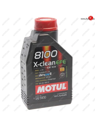 Масло моторное 8100 X-CLEAN EFE 5W30 синт.1л MOTUL MOTUL 111687
