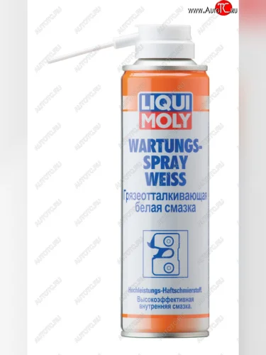 Смазка литиевая белая грязеотталкивающая 250мл аэрозоль (трубка) Wartungs-Spray LIQUI MOLY LIQUI MOLY 3075
