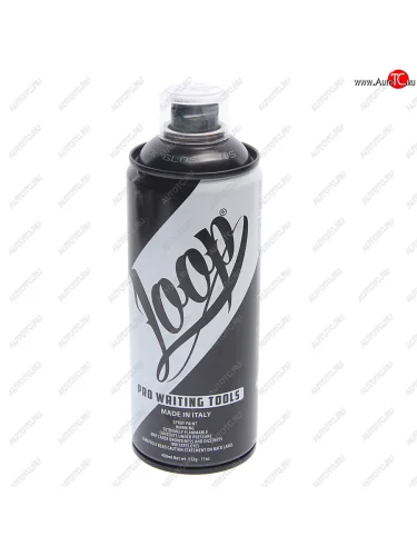 Краска для граффити черная глянцевая 400мл LOOP LOOP 105-lp