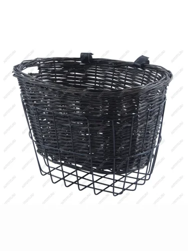 Корзина велосипедная передняя 35х25х24мм коричневая Bear Bike NO NAME ht-wk-050