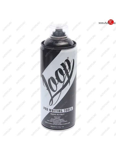 Краска для граффити черная матовая 400мл LOOP LOOP 103-lp