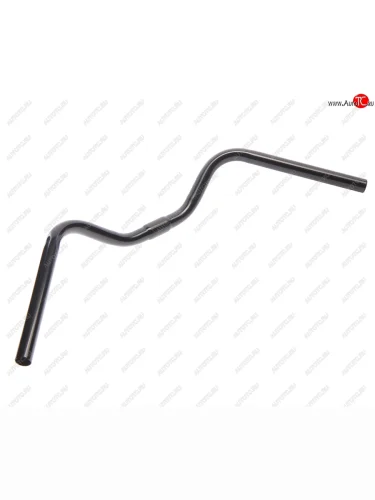 Руль для дорожных велосипедов длина 620мм, посадка 25.4мм, подъем 80мм черный NO NAME cb-6833