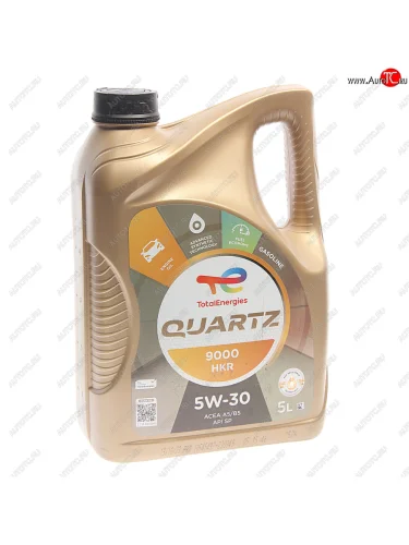 Масло моторное QUARTZ 9000 ENERGY HKR 5W30 синт.5л TOTAL TOTAL 230349