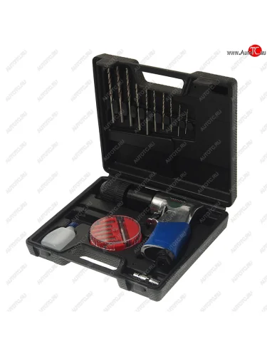 Дрель пневматическая 2200обмин. реверсивная с набором бит и сверел 20 предметов ROCKFORCE ROCKFORCE rf-rp7810