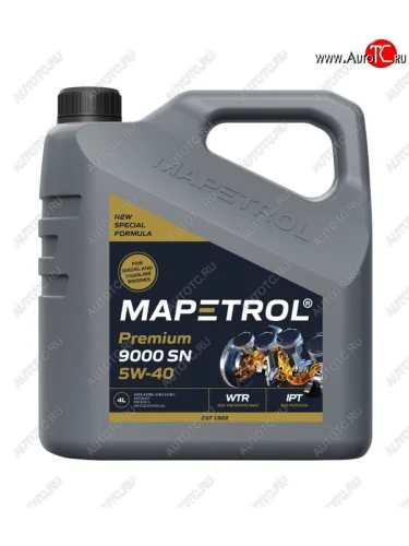 Масло моторное PREMIUM 9000 SN 5W40 синт.4л MAPETROL MAPETROL map0035