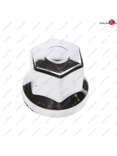 Колпачок гайки крепления колеса 32х32 пластмассовый ХРОМ №1 ТТ ТЕХНО-ТРЕЙД тт-кол-хром-1