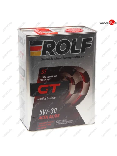 Масло моторное GT A5B5 5W30 синт.4л ROLF ROLF 323150