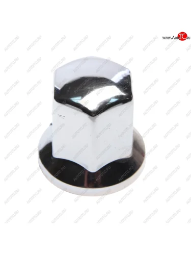 Колпачок гайки крепления колеса 32х32 пластмассовый ХРОМ №7 высокий ТТ ТЕХНО-ТРЕЙД тт-кол-хром-7
