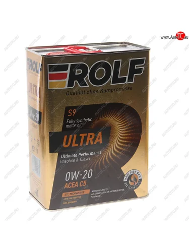 Масло моторное ULTRA C5 0W20 синт.4л ROLF ROLF 322940
