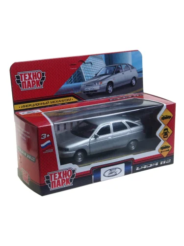 Модель автомобиля ВАЗ-ЛАДА 112 металлическая ТЕХНОПАРК ТЕХНОПАРК 2112-12-sr