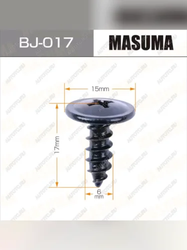 Саморез 6x17мм набор 10шт. MASUMA MASUMA bj-017