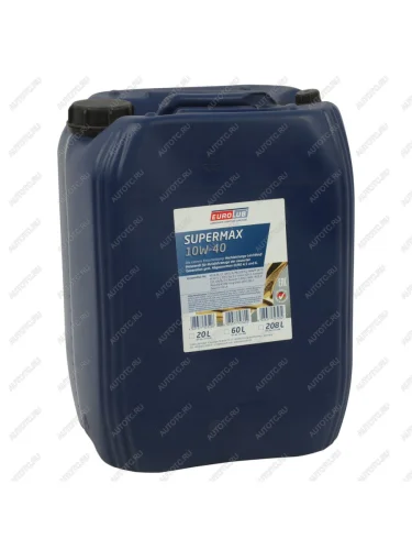 Масло дизельное SUPERMAX CI-4E7 10W40 синт.20л EUROLUB EUROLUB 323020