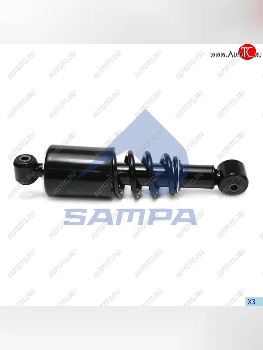 Амортизатор MAN TGA кабины задний с пружиной (287347 12x45 12x50 OO) SAMPA SAMPA 023.174-01  в Самаре Самарской области