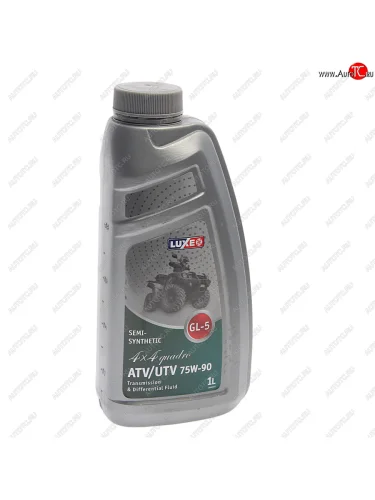 Масло трансмиссионное 4x4 QUADRO ATVUTV GL-5 75W90 псинт.1л LUXE LUXE 30406