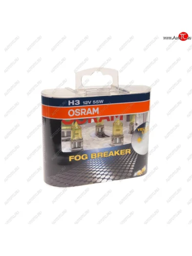 Лампа 12V H3 55W PK22s бокс (2шт.) Fog Breaker OSRAM OSRAM 62151fbr-hcb