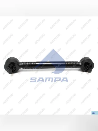 Штанга реактивная SCANIA обжимная с двухопорным РМШ L=522мм d=19мм SAMPA SAMPA 095.274