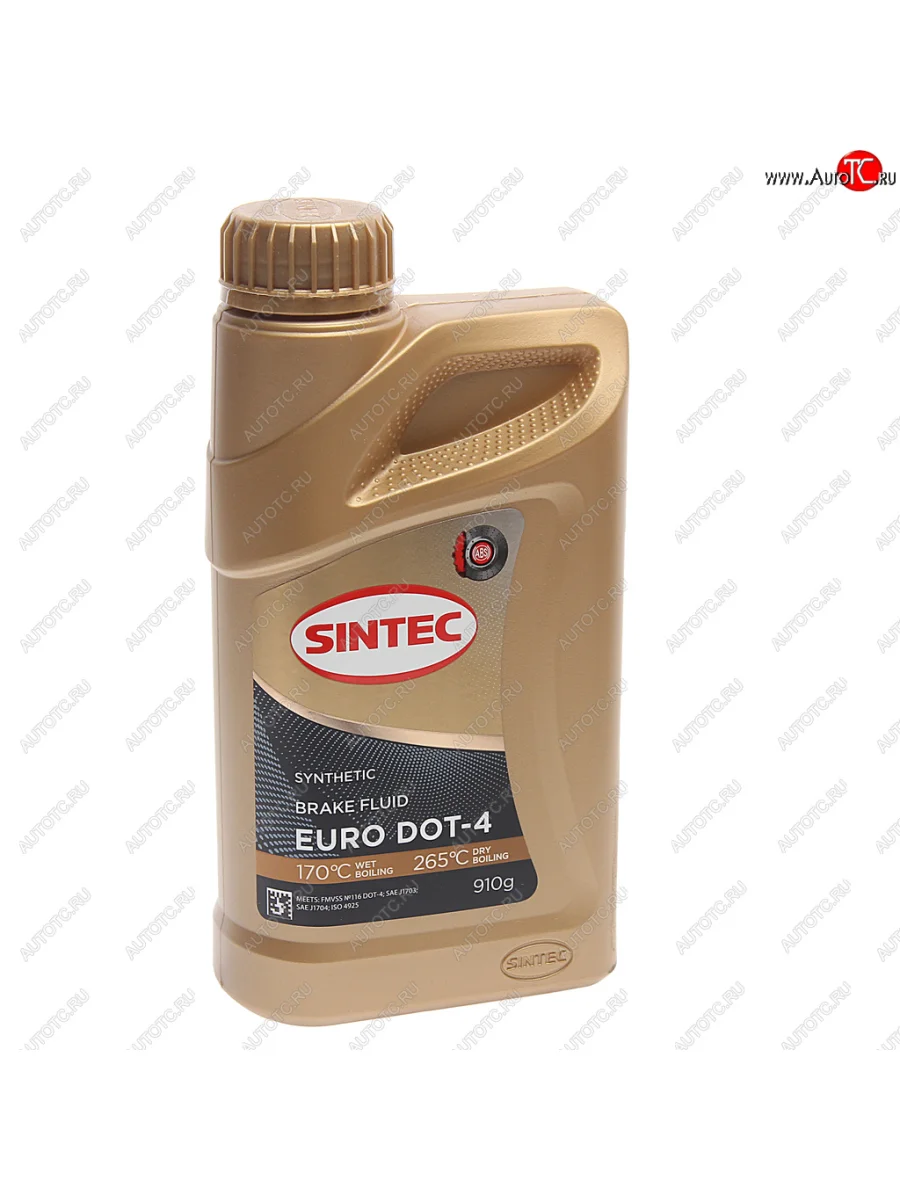Жидкость тормозная DOT-4 0.910кг Euro SINTEC SINTEC 800736 с доставкой в г. Кемерово