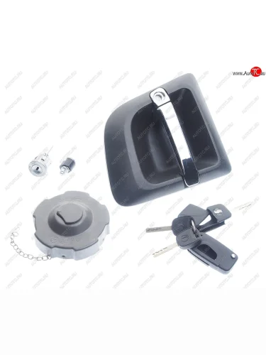 Личинка SHACMAN SHAANXI X5000 замка двери комп.(1лич,1лич.зам.зажиг,2руч.наруж,2ключа,1крыш.бак) OE SHACMAN dz14251340248