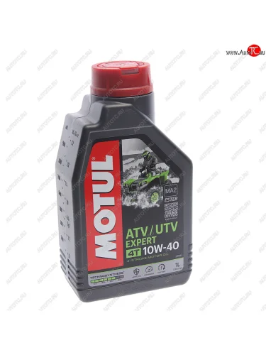 Масло моторное для 4-х тактных двигателей ATV-UTV EXPERT 4T 10W40 псинт.1л MOTUL MOTUL 105938