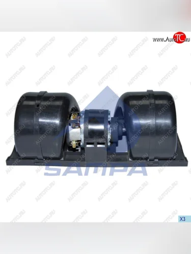 Мотор отопителя DAF XF95 (92-) в сборе с корпусом SAMPA SAMPA 051.160