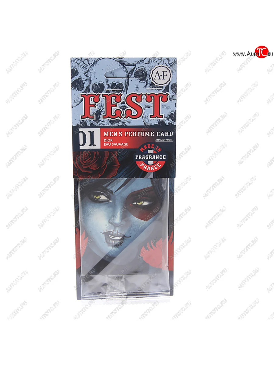 Ароматизатор подвесной пластина (Dior Eau Sauvage) Fest AURA FRESH AURA FRESH 23396  в Самаре Самарской области