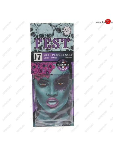 Ароматизатор подвесной пластина (Azzaro-Wanted) Fest AURA FRESH AURA FRESH 23428