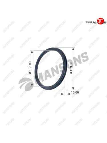 Сальник BPW ступицы (135x156.7x8мм) MANSONS MANSONS gr131